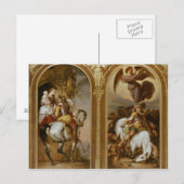 Frieden und Krieg Postkarte (Vorne/Hinten)