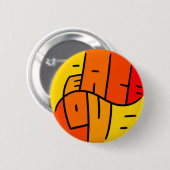 Frieden und Liebe Button (Vorne & Hinten)
