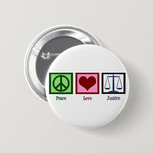 Frieden und Liebe Button (Vorne & Hinten)
