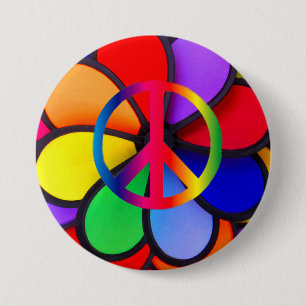 Frieden und Liebe_ Button