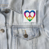 Frieden und Liebe Button (Beispiel)