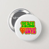 Frieden und Liebe Button (Vorne & Hinten)