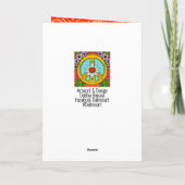 Frieden und Liebe Daisy Hippie Boho Original Gruß Karte (Rückseite)