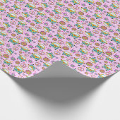 Frieden und Liebe, Hippie Van Wrapping Geschenkpapier (Ecke)