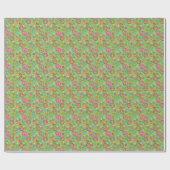 Frieden und Liebe, Hippie Wrapping Paper Geschenkpapier (Flach)