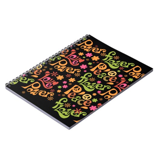 Frieden und Liebe immer Notizblock (Linke Seite)