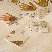 FRIEDEN UND LIEBE IN DEN HÄNDEN PUZZLE (Seite)