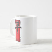 Frieden und Liebe! Kaffeetasse (Vorderseite Links)