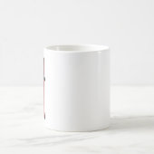 Frieden und Liebe! Kaffeetasse (Mittel)