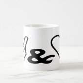 Frieden und Liebe Kaffeetasse (Mittel)