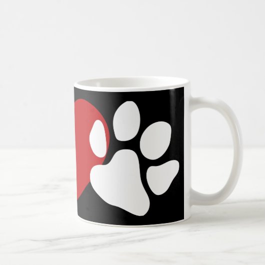Frieden und Liebe Kaffeetasse (Rechts)