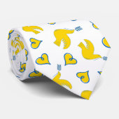 Frieden und Liebe Krawatte (Gerollt)