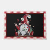 Frieden und Liebe leben hier Fußmatte (Vorderseite)