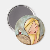 Frieden und Liebe - Magnet (Vorderseite/Rückseite)