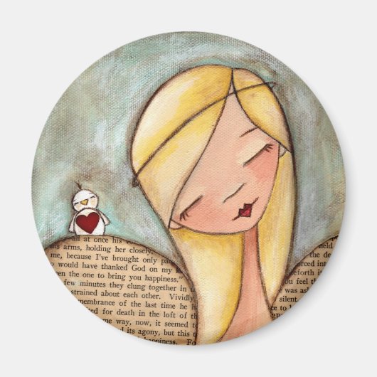 Frieden und Liebe - Magnet (Vorne)