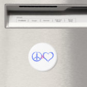 Frieden und Liebe Magnet (In Situ (Geschirrspüler))
