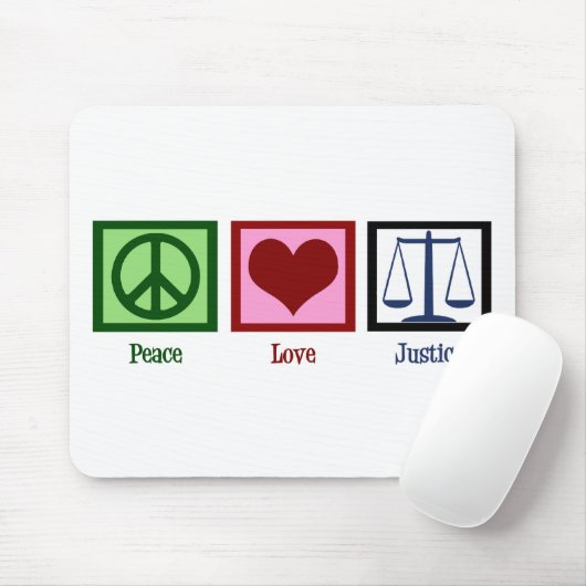 Frieden und Liebe Mousepad (Mit Mouse)