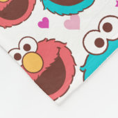 Frieden und Liebe | Name hinzufügen Fleecedecke (Ecke)