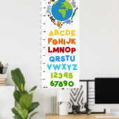 Frieden und Liebe Niedliche Cartoon Tiere der Welt Poster (Heimbüro)