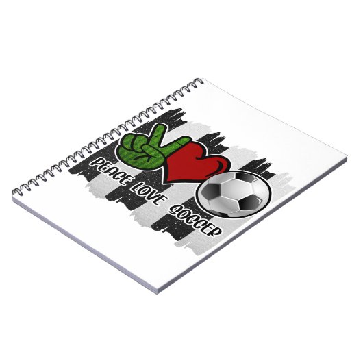 Frieden und Liebe Notizblock (Linke Seite)