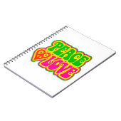 Frieden und Liebe Notizblock (Linke Seite)