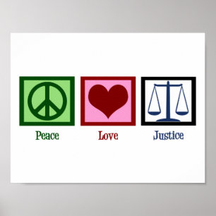 Frieden und Liebe Poster