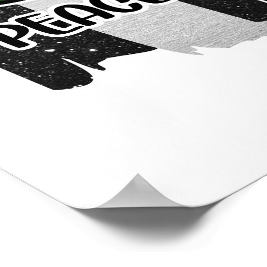 Frieden und Liebe Poster (Ecke)