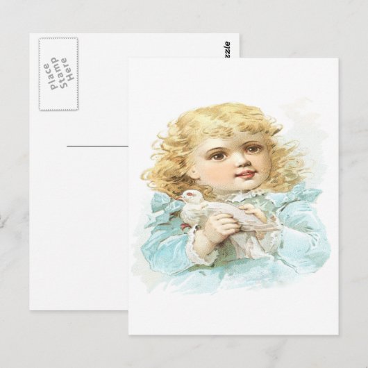 Frieden und Liebe Postkarte (Vorne/Hinten)