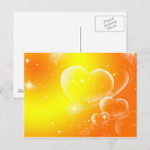 Frieden und Liebe Postkarte (Vorne/Hinten)