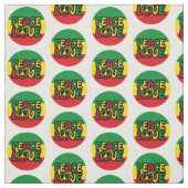 FRIEDEN und LIEBE, Reggae-Stil Stoff (Muster)