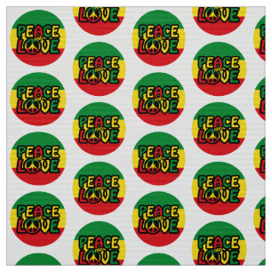 FRIEDEN und LIEBE, Reggae-Stil Stoff