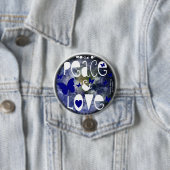 Frieden und Liebe - Schaltfläche Button (Beispiel)