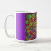 Frieden und Liebe - stellen Sie sich Tasse vor (Links)