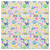 Frieden und Liebe Stoff (Muster)