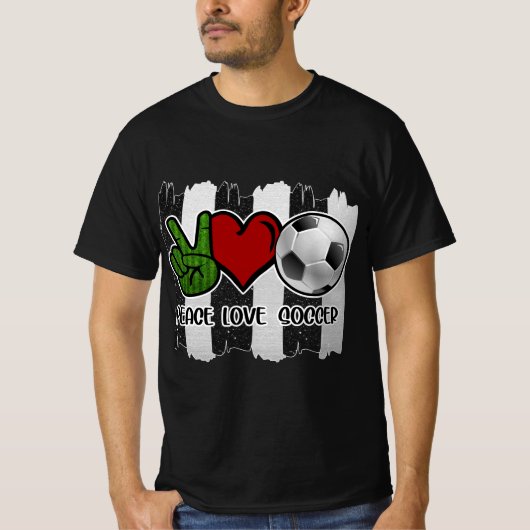 Frieden und Liebe T-Shirt (Vorderseite)