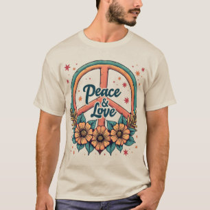 Frieden und Liebe T-Shirt