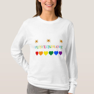 Frieden und Liebe T-Shirt