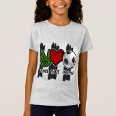Frieden und Liebe T-Shirt (Vorderseite)
