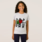 Frieden und Liebe T-Shirt (Vorne ganz)