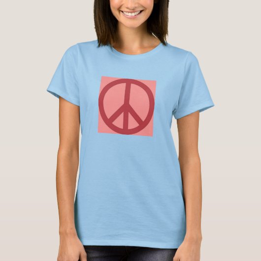 Frieden und Liebe T-Shirt (Vorderseite)