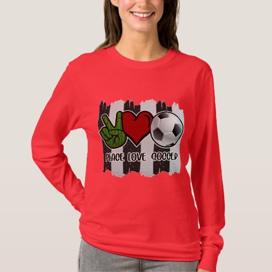 Frieden und Liebe T-Shirt (Vorderseite)