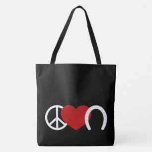 Frieden und Liebe Tasche