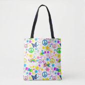 Frieden und Liebe Tasche (Vorderseite)