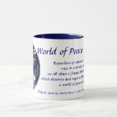 Frieden und Liebe - Tasse (Zentrum)