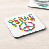 Frieden und Liebe! Untersetzer (Linke Seite)