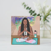 Frieden und Meditation Städtische Kunst (Stehend Vorderseite)