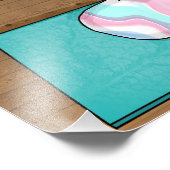 Frieden und Meditation Städtische Kunst Fotodruck (Ecke)