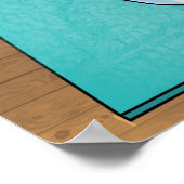 Frieden und Meditation Städtische Kunst Poster (Ecke)