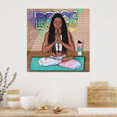 Frieden und Meditation Städtische Kunst Poster (Küche)