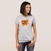 Frieden und/oder Liebe Retro 60er Jahre Groovy Flo T-Shirt (Vorne ganz)